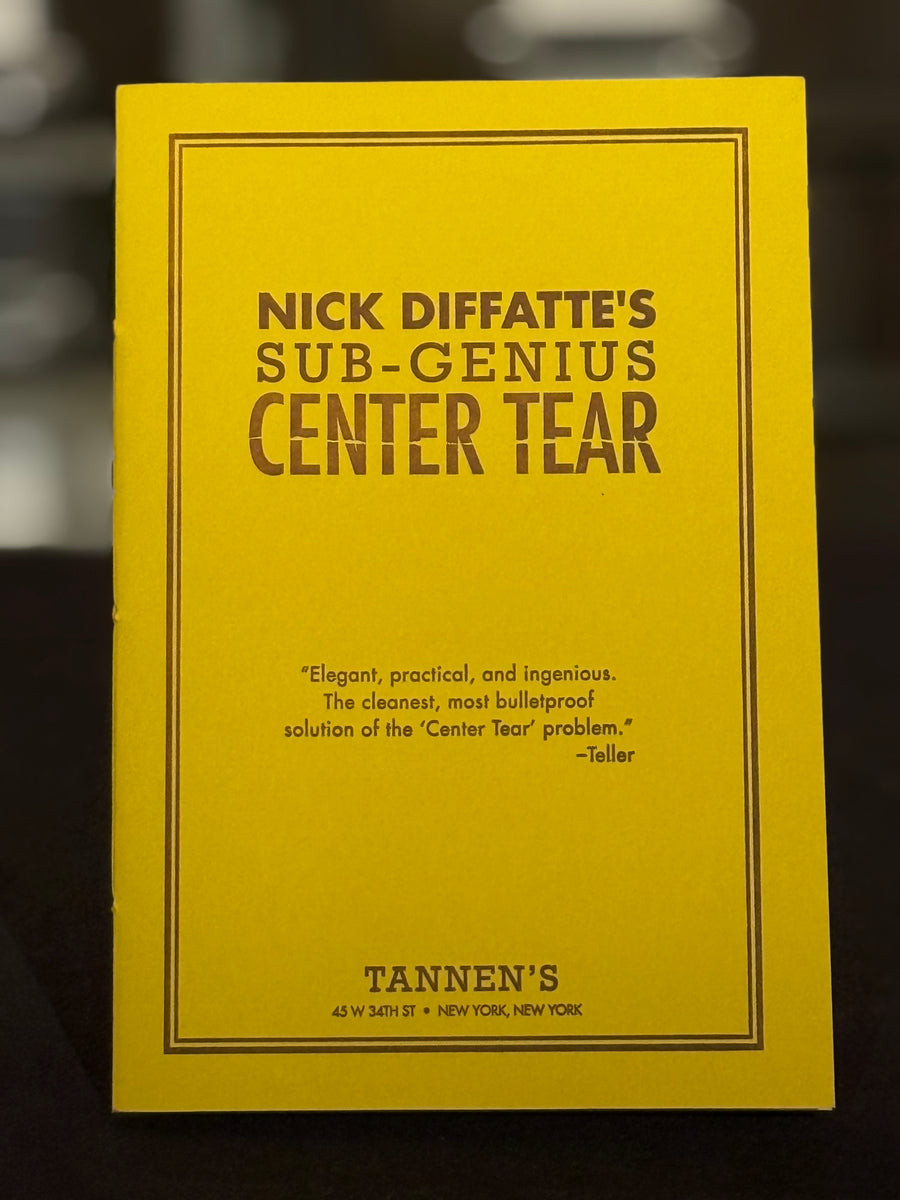 Nick Diffatte Sub Genius Center Tear