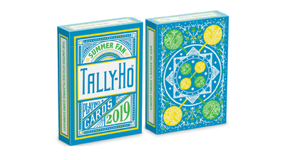 Tally Ho Fan Back Summer Playing Cards