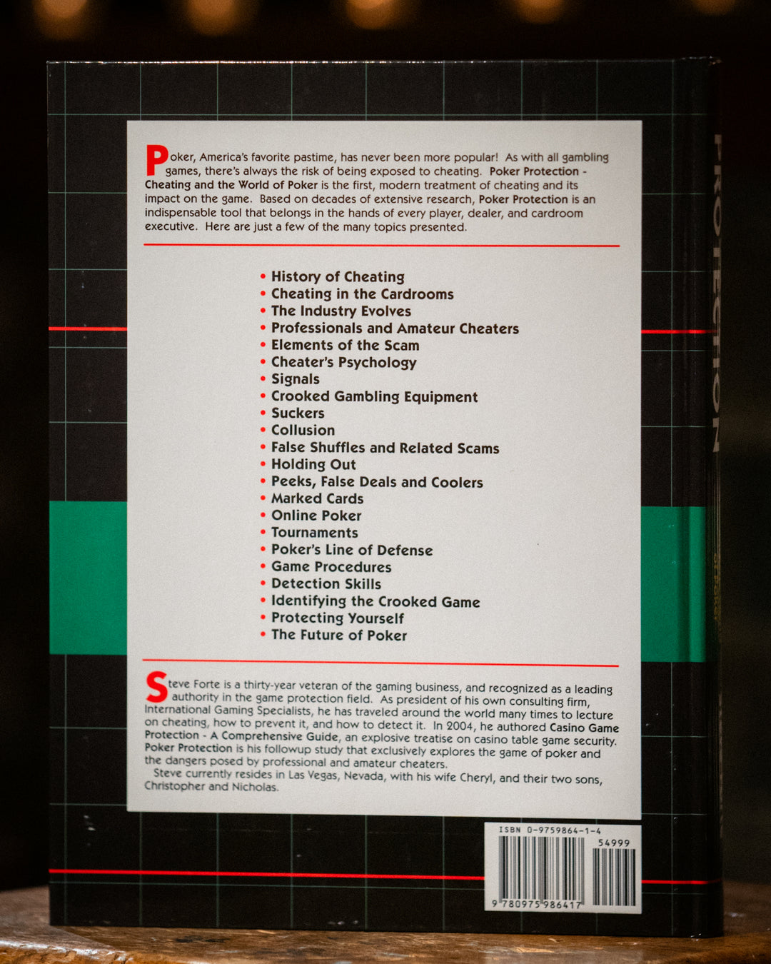Poker Protection Steve Forte – Tannen's