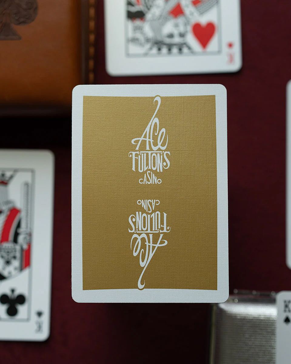 Ace Fultons Playing Cards 7個 Ace Fulton's Casino (Black) Playing Cards – 52Kards
