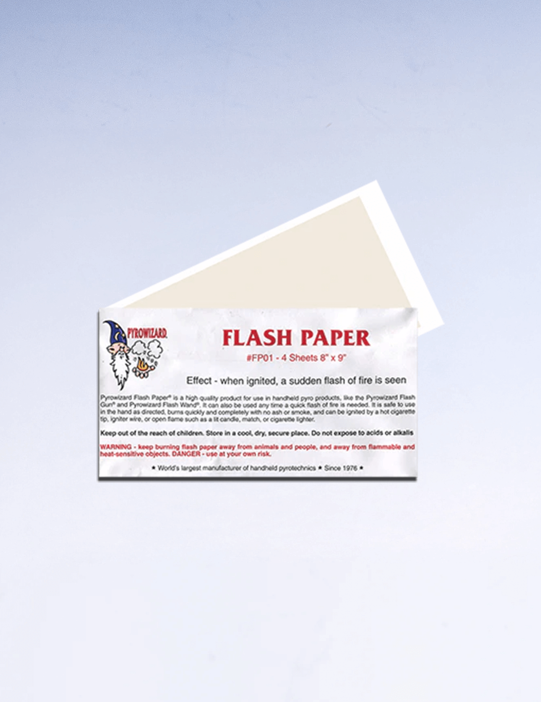 Flash Color Paper FLASH PAPER: SHEETS – Tannen's