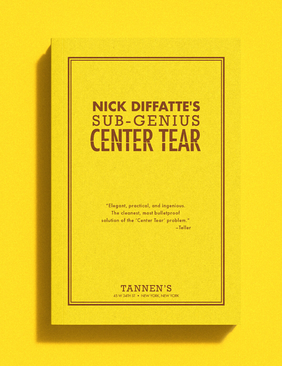 Nick Diffatte Sub Genius Center Tear