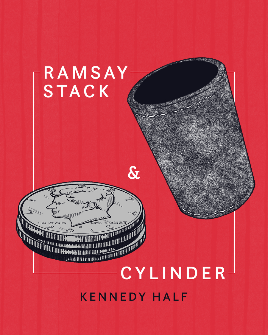 Ramsay Stack: Kennedy Half Dollar & Cylinder