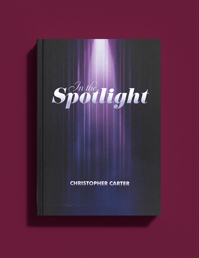 In the Spotlight by Christopher Carter on maroon background