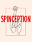 Illustration of a hand with a spinning coin on a finger, accompanied by the word 'SPINCEPTION' on a beige background.
