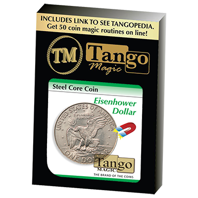 Steel Core Coin Eisenhower US Dollar (D0028) by Tango -Trick