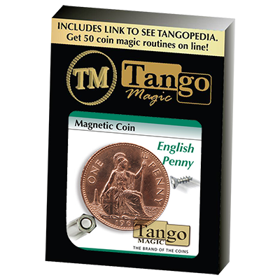 Magnetic Coin English Penny (D0027)by Tango - Trick