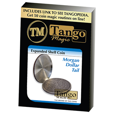 Expanded Shell Coin - Morgan Dollar (Tail) (D0099) by Tango - Trick