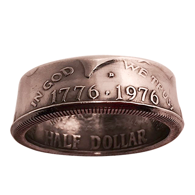Genuine Half-Dollar Ring (8.5/18.53 mm)By Diamond Jim Tyler - Trick