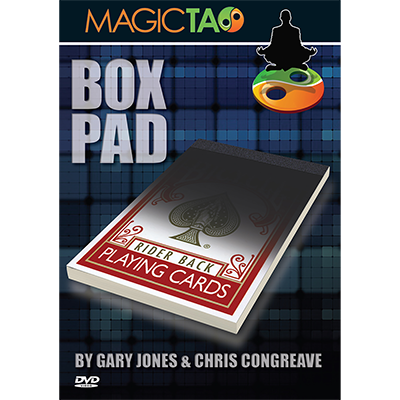 Box Pad (RED) DVD and Gimmick by Gary Jones and Chris Congreave - Tricks