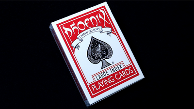 Phoenix Deck Large Index (Red) by Card-Shark