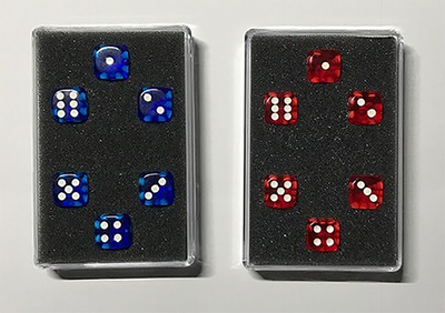 Perfect Prediction Dice Red (6 Dice) by Kreis - Trick