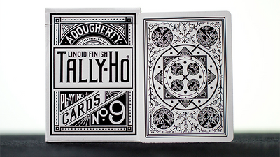 White Tally-Ho (Fan Back) Playing Cards