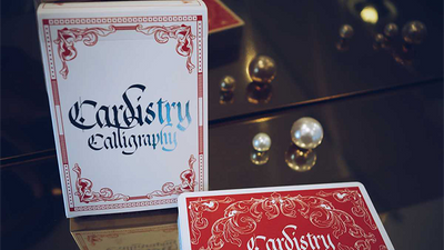 Cardistry Calligraphy (Red) Playing Cards
