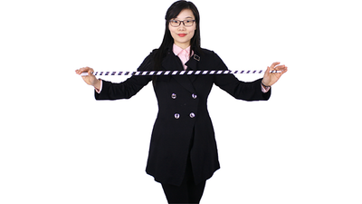 Vanishing Cane (Plastic, BLACK & WHITE STRIPED) by JL Magic