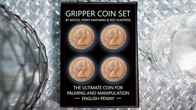 Gripper Coin (Set/English Penny) by Rocco Silano - Trick