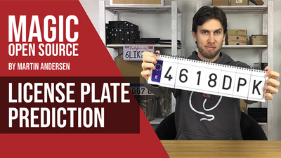 LICENSE PLATE PREDICTION - JAPAN (Gimmicks and Online Instructions) by Martin Andersen - Trick