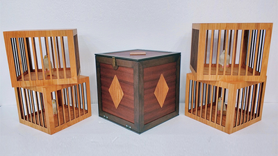 Everything to 4 Dove Cages (Wooden) by Tora Magic - Trick