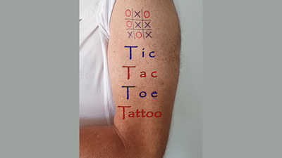 Tic Tac Toe Tattoo by Eran Blizovsky - Trick