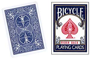 Merz67 LLC Bicycle Magic Gaff Jeu de cartes à jouer (face vierge dos rouge)  : : Jeux et Jouets