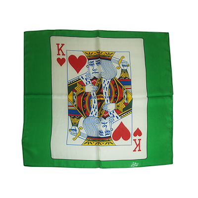Card Silk 24 inch (King of Hearts) by Stolina Magic - Trick