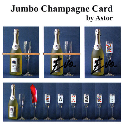 Jumbo Champagne Card by Astor - Trick