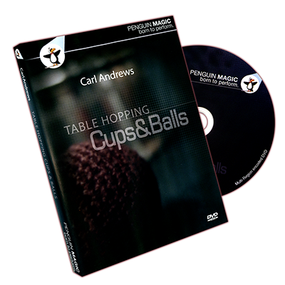 Table Hopping Cups And Balls by Carl Andrews - DVD