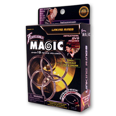 Linking Rings (DVD and 4 Ring Set) by Shoot Ogawa and Fantasma Magic - DVD