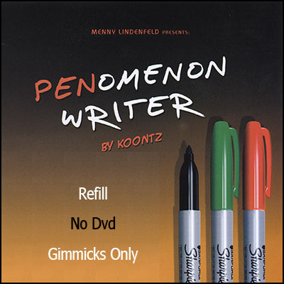 REFILL PENomenon Writer (Gimmicks Only, NO DVD Red)  by Menny Lindenfeld  and Koontz  - Trick