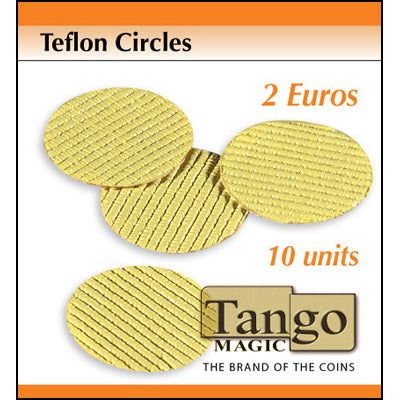 Teflon Circle 2 Euro size (10 units w/DVD) by Tango - Trick (T003)